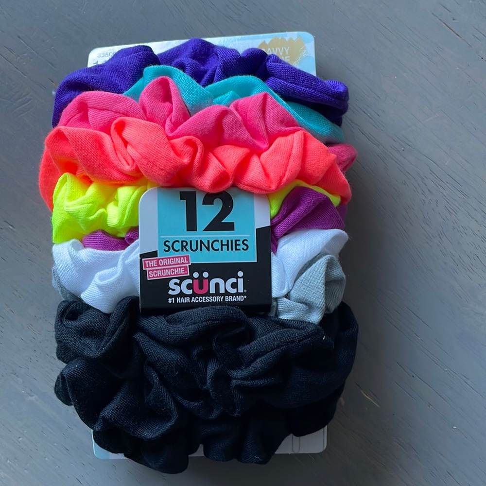 Scunci Scrunchies 12 Pack / Hair Scrunchies
